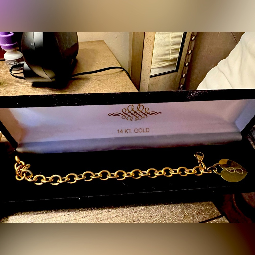 COPY - Letter Bracelet 14k Golf